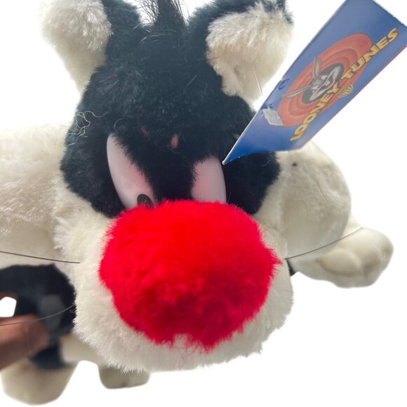 VINTAGE Looney Tunes Sylvester The Cat and Tweety Bird Plush 1998 Ace‎ NEW - Picture 3 of 13